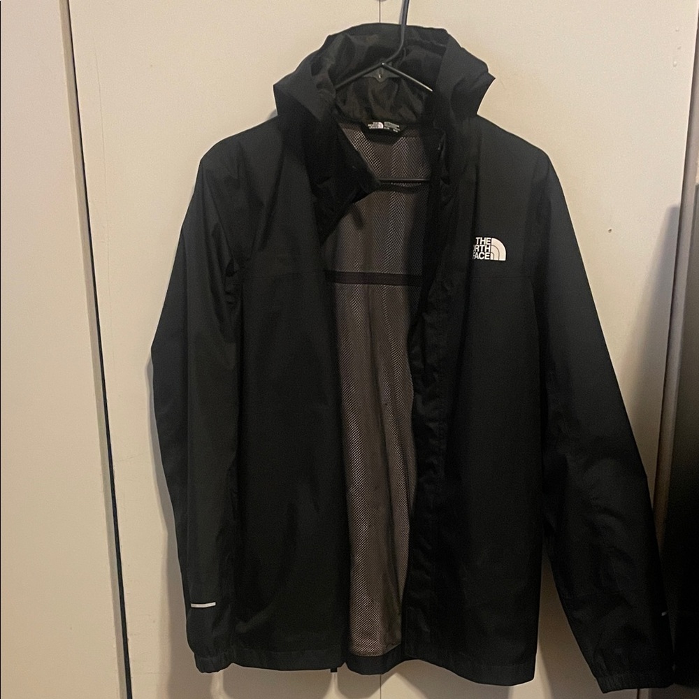 The North Face Black Raincoat
